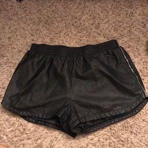 Forever 21 Faux Leather Shorts